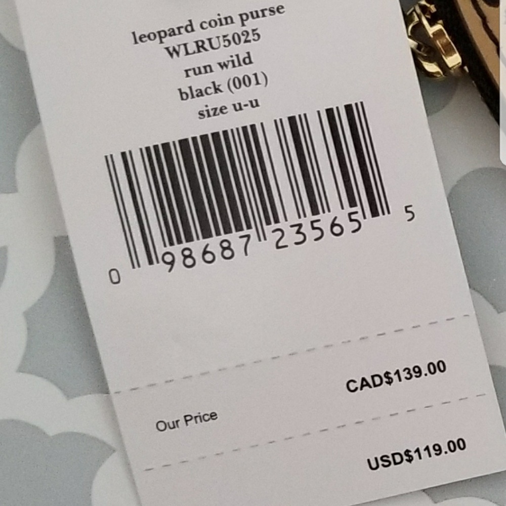 Kate spade leopard coin purse - Picture 7 of 8